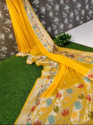Latest Design Banaras Semi Warm Silk Sarees (19)