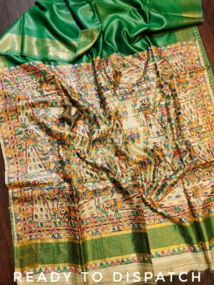 Madhubani Hand Painted Sarees (5)