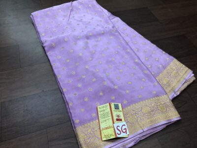 Pure Crepe Silk Sarees With Blouse (12)