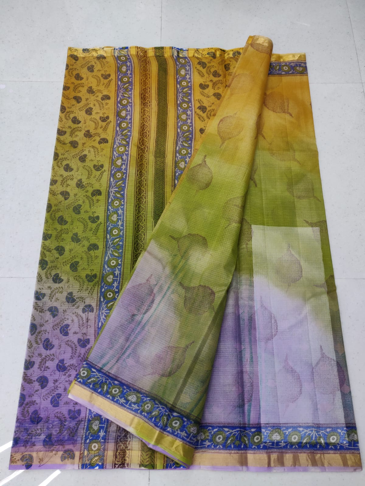 Pure Kota Silk Sarees With Prints | siri designers