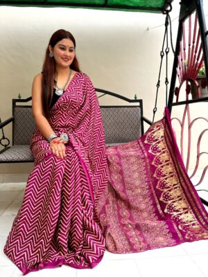 Pure Modal Silk Sarees With Nakshi Pallu (2)