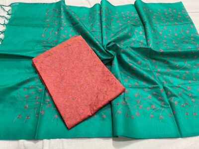 Semi Tussar Mix And Match Dress Materials (9)