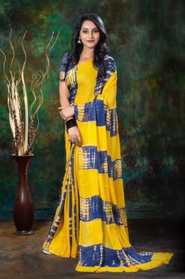 Soft And Silky Chiffon Sarees With Blouse (8)