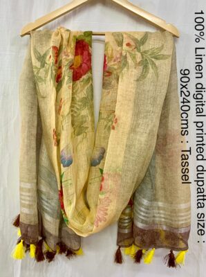 Pure Linen Dupattas With Price (18)