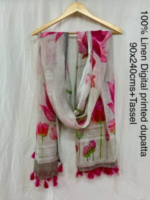 Pure Linen Dupattas With Price (2)