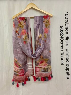 Pure Linen Dupattas With Price (3)
