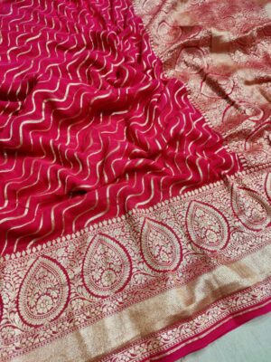 Awsome Collection In Georget Sarees (7)