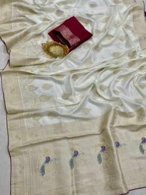 Banaras Pure Moonga Crepe Silk Sarees (7)