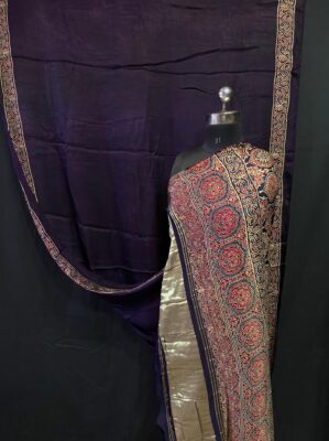 Modal Silk Saree With Tissue Pallu (3)
