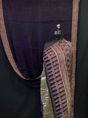Modal Silk Saree With Tissue Pallu (5)