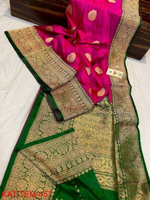 Pure Katan Silk Banarasi Sarees With Price (8)