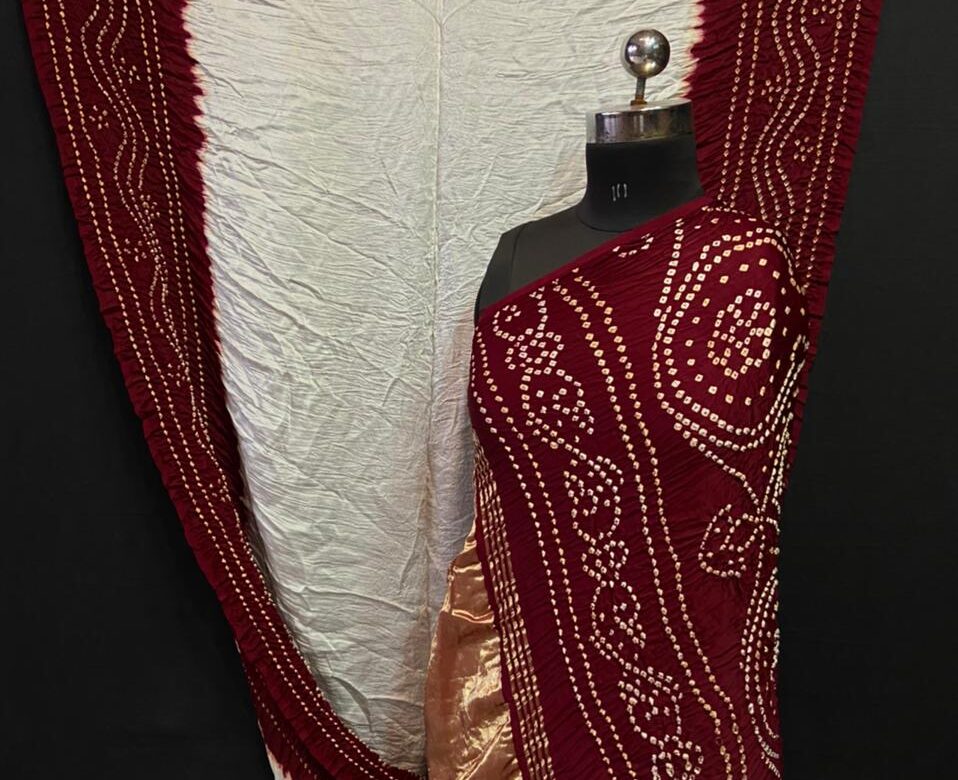 Pure Modal Silk With Goda Border Sarees (2)