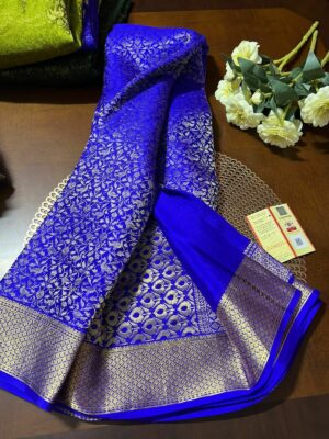Pure Mysore Silk Brocade Sarees With Silkmark (13)