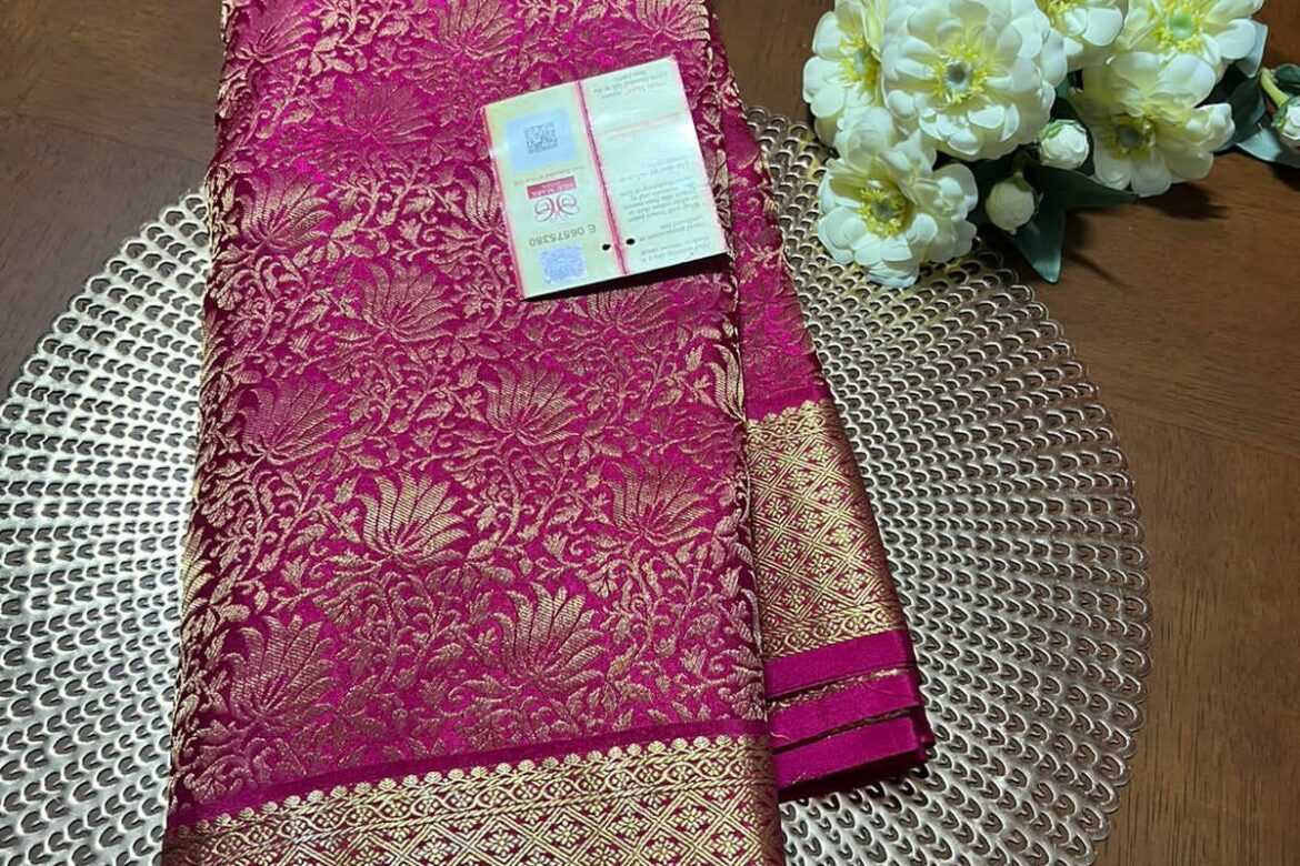 Pure Mysore Silk Brocade Sarees With Silkmark (19)