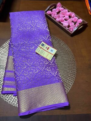 Pure Mysore Silk Brocade Sarees With Silkmark (20)
