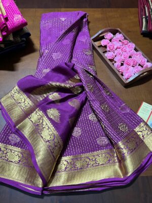 Pure Mysore Silk Brocade Sarees With Silkmark (22)
