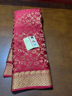 Pure Mysore Silk Brocade Sarees With Silkmark (33)