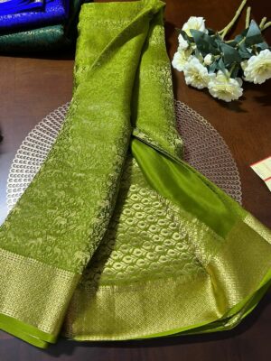 Pure Mysore Silk Brocade Sarees With Silkmark (4)