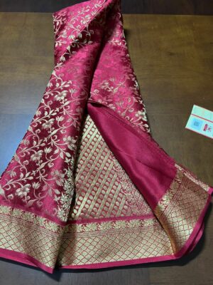 Pure Mysore Silk Brocade Sarees With Silkmark (42)