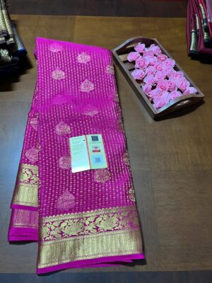 Pure Mysore Silk Brocade Sarees With Silkmark (48)