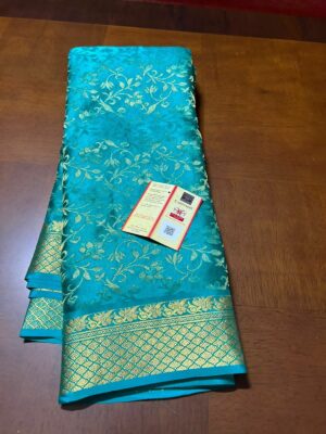 Pure Mysore Silk Brocade Sarees With Silkmark (51)