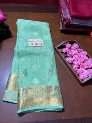 Pure Mysore Silk Brocade Sarees With Silkmark (7)