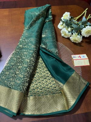 Pure Mysore Silk Brocade Sarees With Silkmark (8)