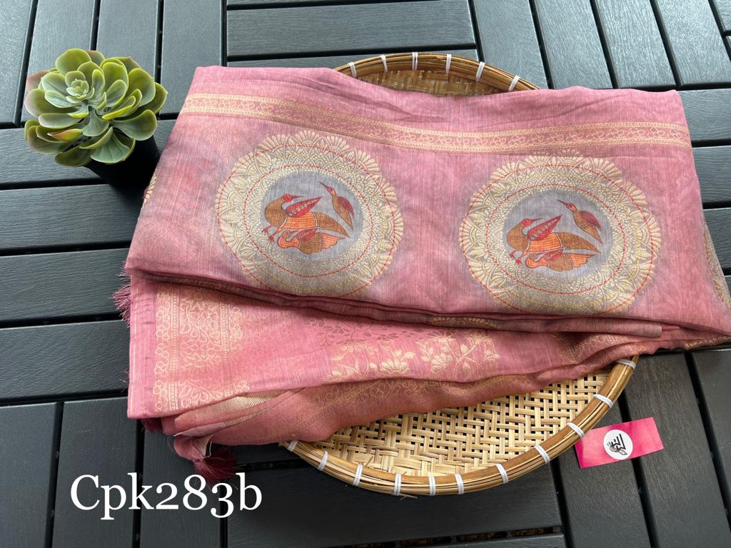 Linen Soft Silk Sarees siri designers