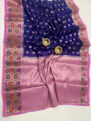 Banaras Warm Silk With Blouse (4)