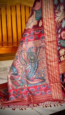 Beautiful Handcrafted Rich Dupion Pattu Sarees (10)
