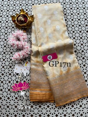 Chinnon Crepe Silk Sarees With Blouse (21)