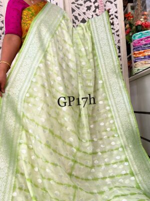Chinnon Crepe Silk Sarees With Blouse (34)