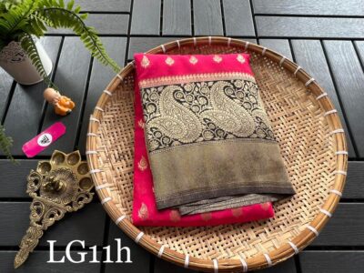 Lycra Georgette Silk Sarees With Blouse (1)