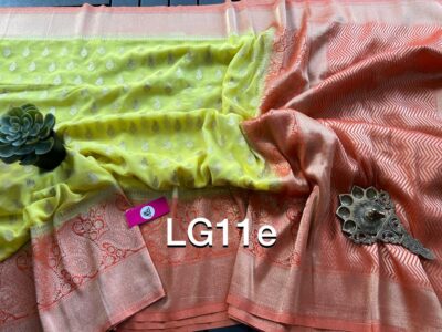 Lycra Georgette Silk Sarees With Blouse (15)