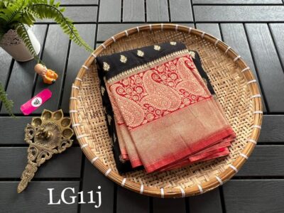 Lycra Georgette Silk Sarees With Blouse (2)