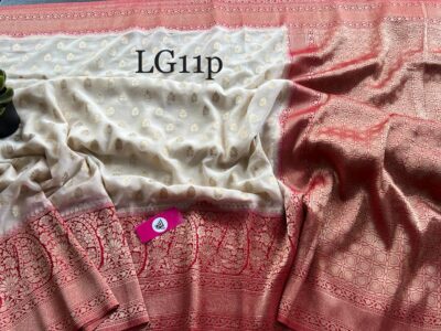 Lycra Georgette Silk Sarees With Blouse (25)