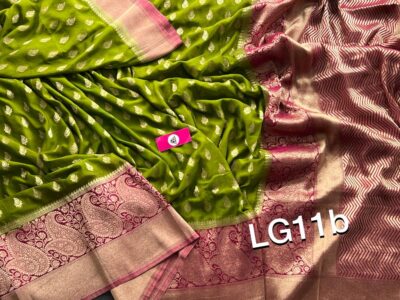 Lycra Georgette Silk Sarees With Blouse (29)