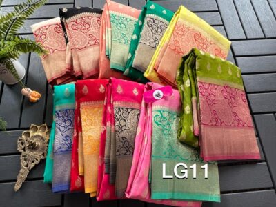 Lycra Georgette Silk Sarees With Blouse (32)