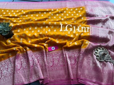 Lycra Georgette Silk Sarees With Blouse (37)