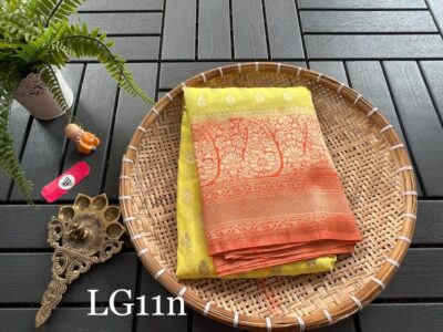 Lycra Georgette Silk Sarees With Blouse (40)