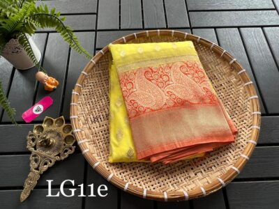 Lycra Georgette Silk Sarees With Blouse (5)
