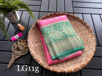 Lycra Georgette Silk Sarees With Blouse (6)