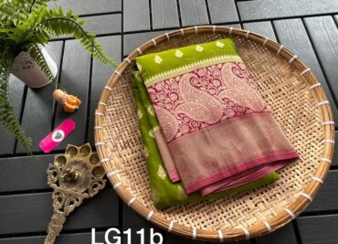 Lycra Georgette Silk Sarees With Blouse (9)