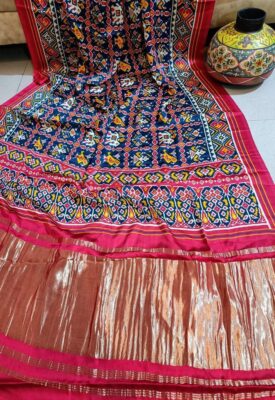 Pure Gajji Silk With Print With Blouse (22)