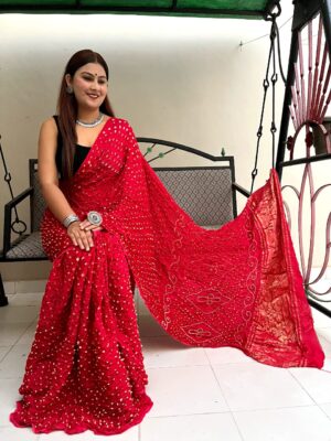Pure Modal Silk Bandej With Zari Pallu (20)
