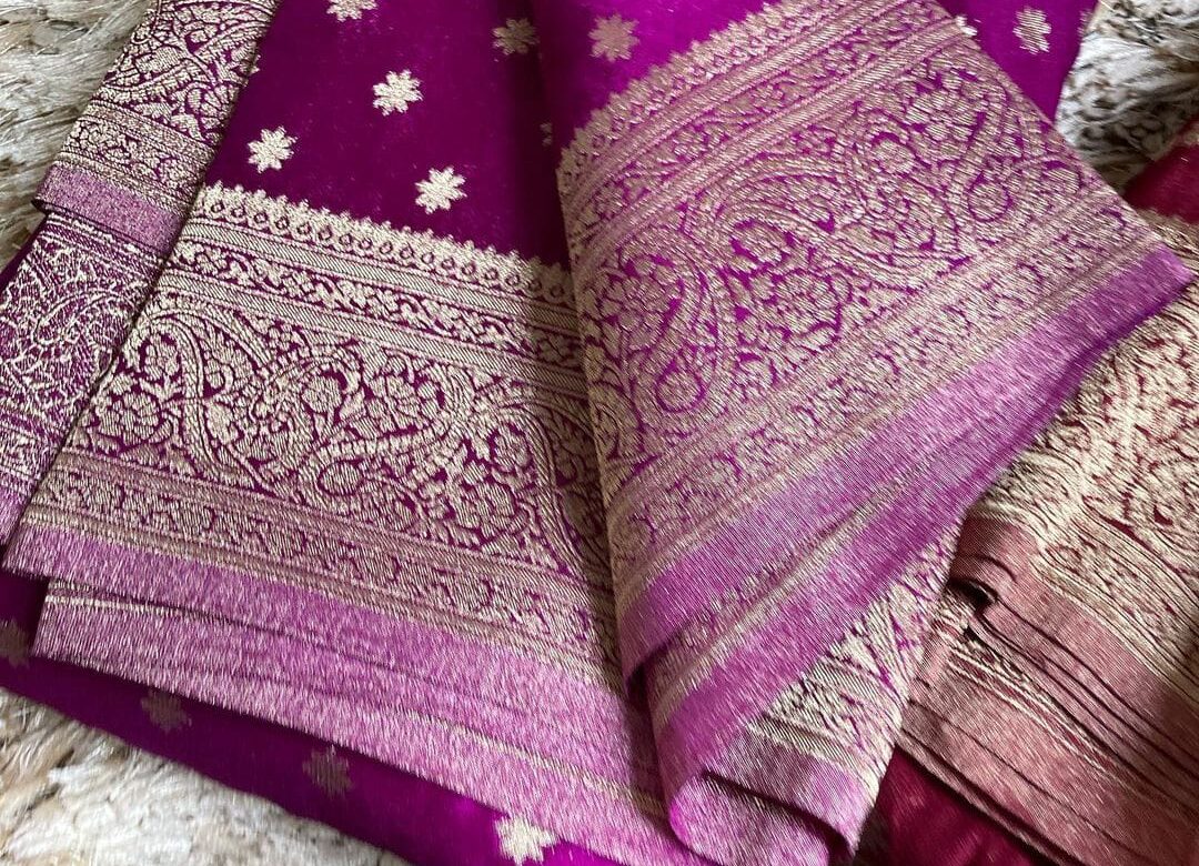 Semi Banaras Soft Warm Silk Sarees (1)