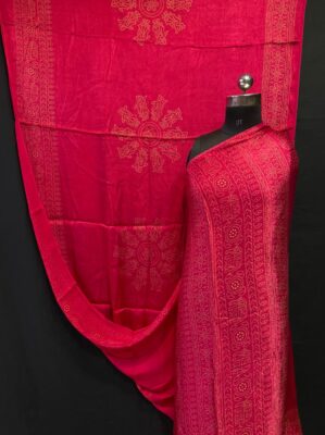 Alover Modal Silk Printed Sarees With Blouse (11)