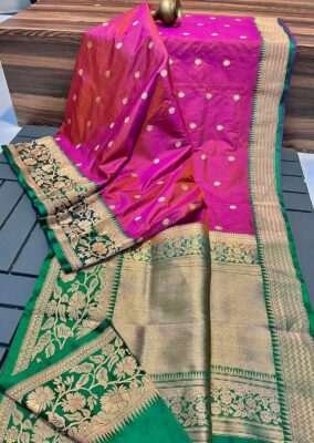 Banaras Handwoven Katan Silk Sarees (12)