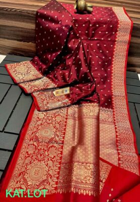 Banaras Handwoven Katan Silk Sarees (3)