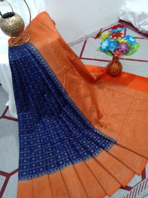 Banaras Semi Dupion Silk Sarees Online (6)